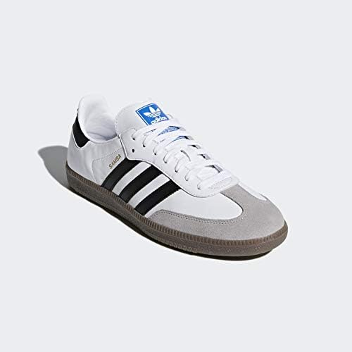 Unisex JMK OUTLET SAMBA casual tennis shoes in white and black with classic design and stylish details.