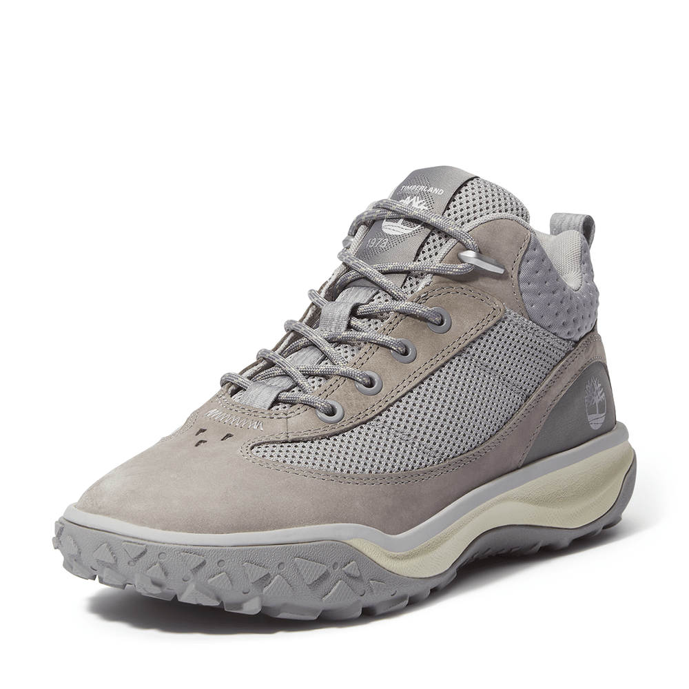 Timbercush Motion 7 mid lace-up sneaker for men, featuring urban style and maximum cushioning in a sleek design.