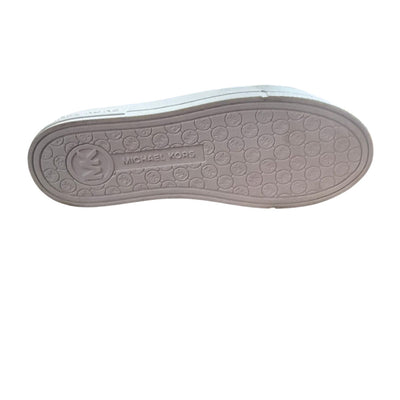 Unisex MK black and white casual sneakers with a sleek design and comfortable fit, perfect for everyday wear.